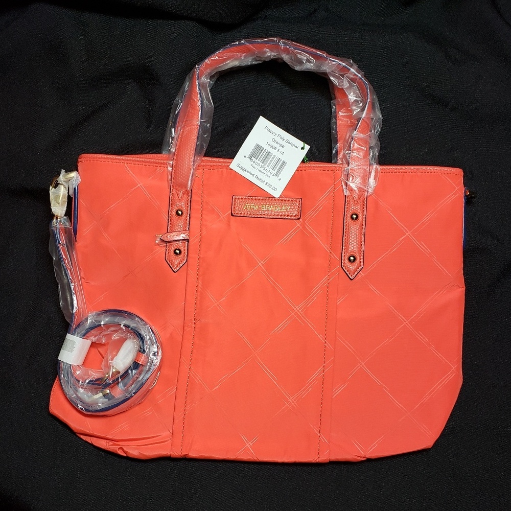 Vera Bradley Preppy Poly Satchel